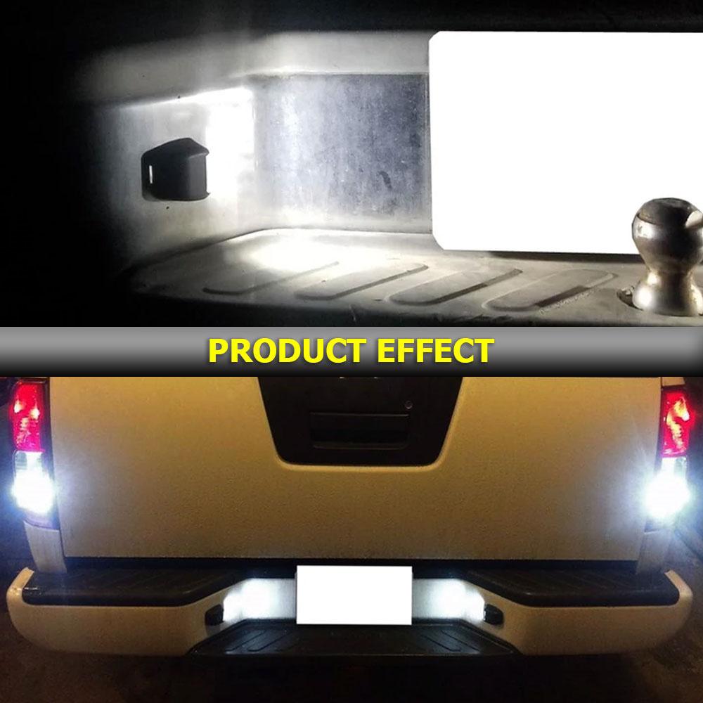 Pair LED License Plate Lights For Nissan Titan Xterra Armada Frontier 2007-2019
