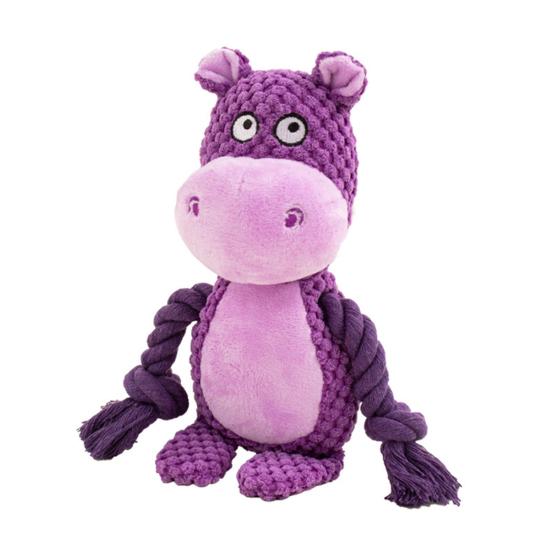 

Плюшева іграшка-гризун для собак, пищалка, м які плюшеві тварини з мотузковими лапами, іграшка для прорізування зубів у цуценят, для агресивних гризунів Hippo