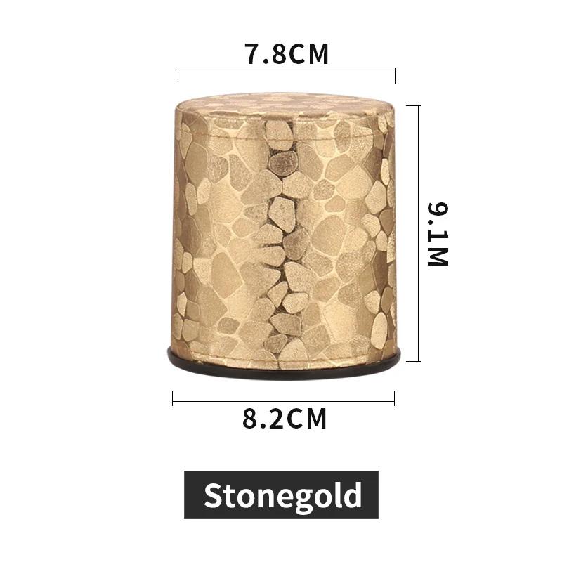 Stylish Dice Cup Shaker KTV Bars Pub Dice Games TRPG Casino Game Party Supplies for Dices Board Games Supplies With 6pcs Dices