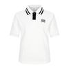 Martin Golf Knit Collar Crop Short Sleeve T-Shirt_Off-White
