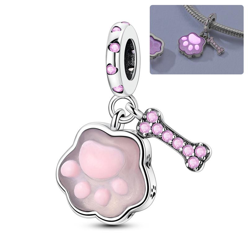 Luminous Copper Glowinthedark Firefly Charm Pendant Compatible With Authentic Charm Bead Charms Bracelets Bead for Women Diy Fine Jewellery