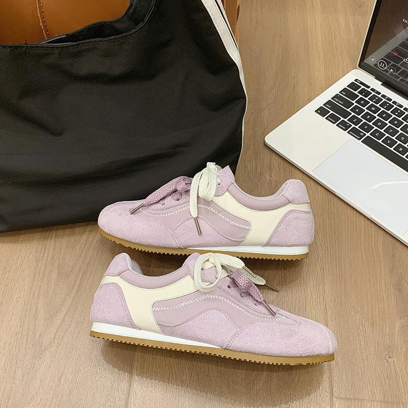 

Женская обувь Dexun на плоской подошве, новая коллекция весна-лето 2025, повседневная дышащая универсальная повседневная одинарная обувь, женская обувь 40 фиолетовый