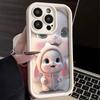 "Adorable Bunny Case for iPhone 11/12/13/14/15 Pro Max - Soft TPU Protection"