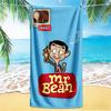 1pz Telo Mare Avventure Video di Mr Bean, Telo Mare Assorbente ad Asciugatura Rapida, Telo Mare per Sport all'Aperto Nuoto, Morbido e Confortevole Y73044