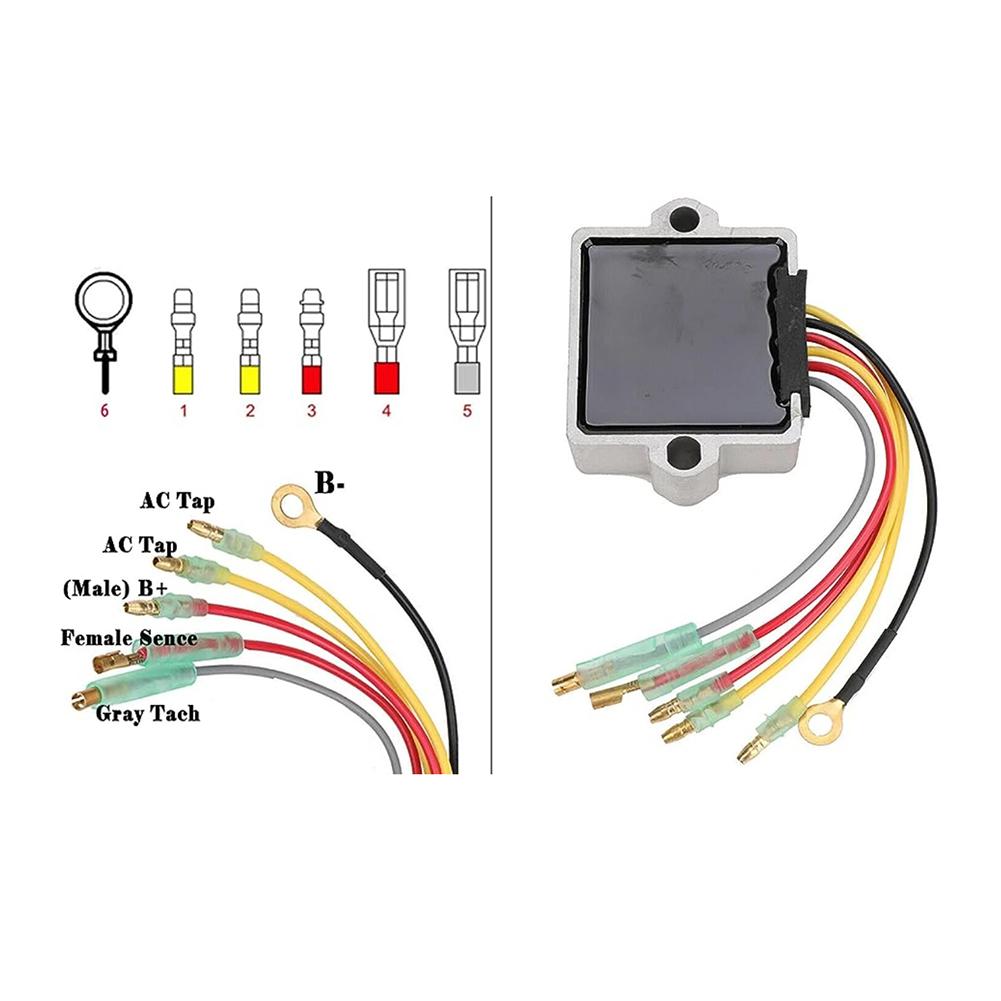 

Rectifier Voltage Regulator For Mercury For Mariner 40HP-275HP Engines Outboard 815279-3 883072T For 883072,883072T,815279T CHINA