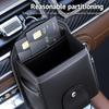 PU Leder Auto Handyhalterung Halterung Lüftungsschlitz Hängende Aufbewahrungsbox Auto Handytasche Schlüssel Brille Kleinteile Organizer Stütz Zubehör