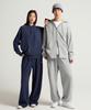 Champion Small Logo Loose Fit Zip-Up Hoodie Grey