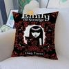 Comics Emily The Strange Classic Vintage Cushion Cover Decorative Pillow Sofa Home Decor Case Pillow Cases