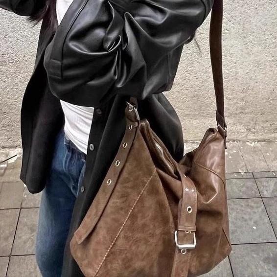 Niszowy design torebka pod pachę nowa retro o dużej pojemności na ramię skośna torebka damska trend