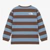 The North Face Kids Ellouen Long Sleeve Tee Blue Gray Nt7tr55s