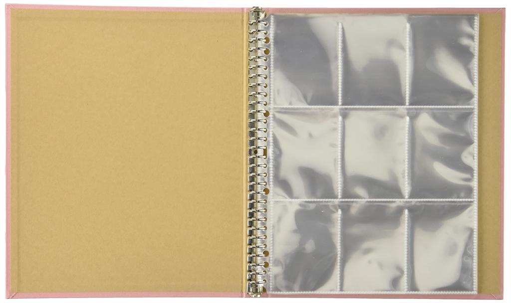Fujifilm Print Pocket Holds 270 A4 Baby Half-Size Album, Prints, Pink, HSP-270AL-PK