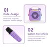 Portable Mini Karaoke Machine HIFI Surround Wireless Sound Microphone Set  Outdoor Karaoke