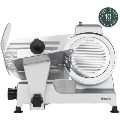 Meat Slicer - H.Koenig - MSX220 - 240 W - Blade 220 Mm - Adjustable Thickness 0-12 Mm