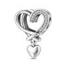 Original Charms Beads Silvering Concentric Knot Romantic Freedom Eternal Wish Charms Pendant DIY Bracelet Jewelry Making