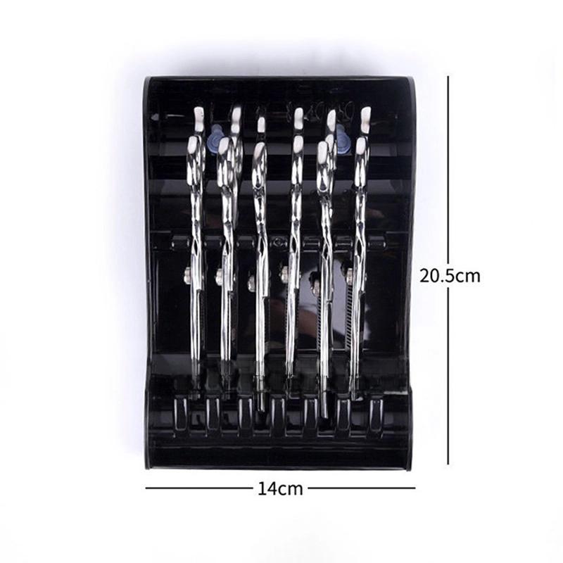 Barbershop Hair Salon Scissors Holder Professional Haircutting Scissors Rack for Stylist Scissors Organizer Storage Styling Tool