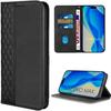 Case for iPhone 17 Pro Max - Shockproof Synthetic Leather Protection Mosaic Pattern - Black