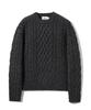 COSTUME O’CLOCK [2Pack] Round Fisherman Semi-Crop Knit 11 Color Cooskt050Set