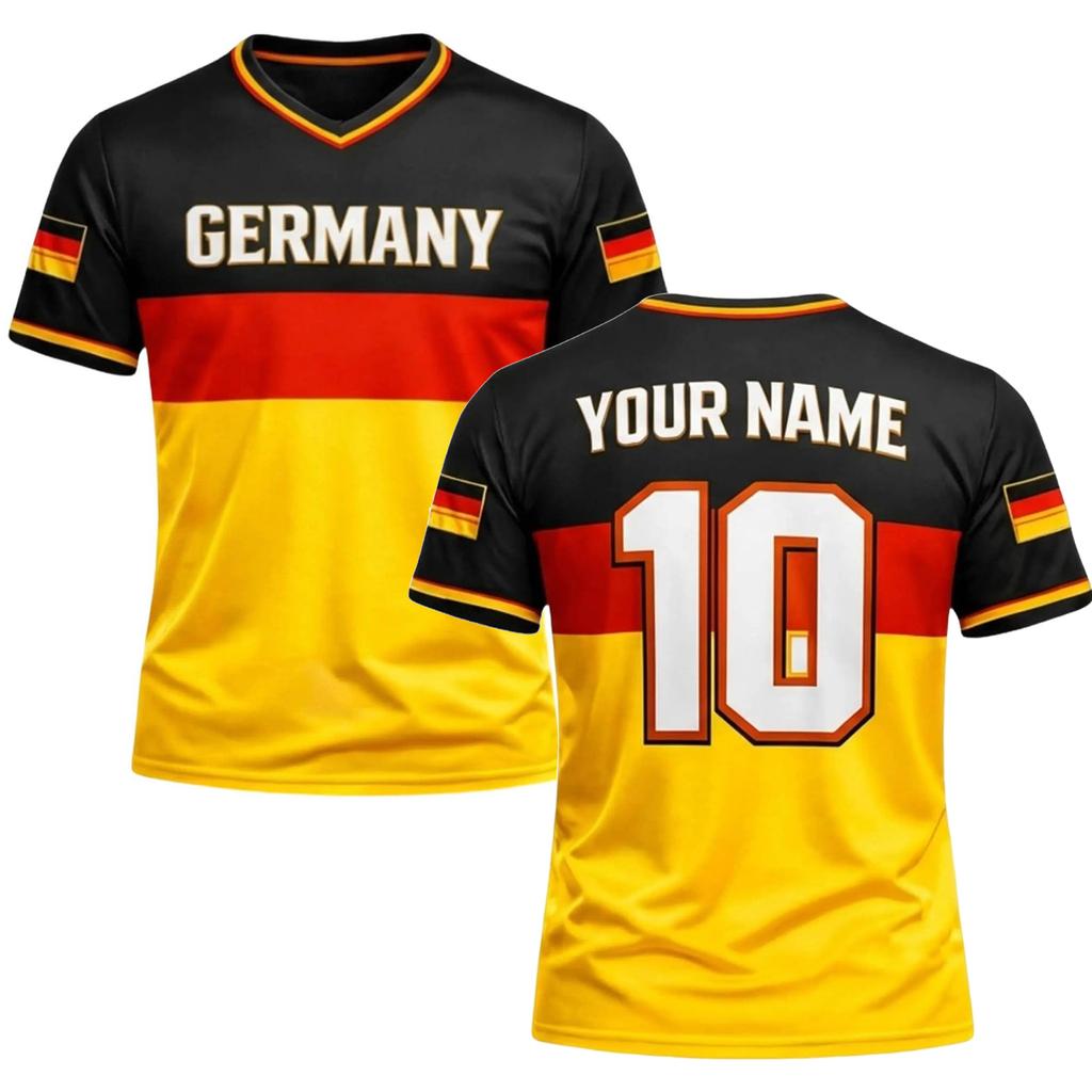 Custom Soccer Jersey 2026 Personalized Team Shirt Breathable Short Sleeve Athletic Uniform for Men and Youth
