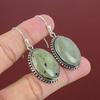 Moss Prehnite Earrings Vintage Earring Natural Gemstone Jewelry 925 Sterling Silver Earring Handmade Earring Decent Jewelry Gifts For Mother