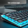 EWEADN GX710 Stummes kabelgebundenes Gaming-Tastatur- und Maussset mit orangefarbener Hintergrundbeleuchtung