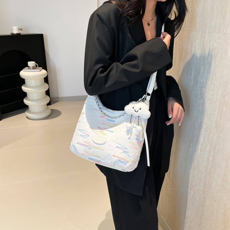 Women's bag new shoulder bag fashionable and sweet handbag bucket bag small bag