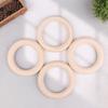 2Pcs/Pairs Wooden Ring Portable Crossfit Gymnastics Rings Gym Shoulder Strength Home Fitness Training Physical Exercise Ring