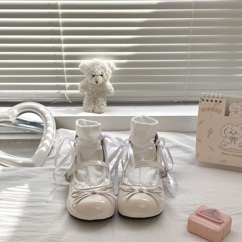 Summer Ice Cream Color Shoes Women's 2025 New Thick Heel Non-slip Mary Jane Small Leather Shoes Lolita JK Single Shoes