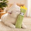 Reinforced Stitching Cat Toy Catnip Cactus Toy, Stuffed Chew Soft Teething Plush Kitten Kicker for Indoor Cats Biting Kicking