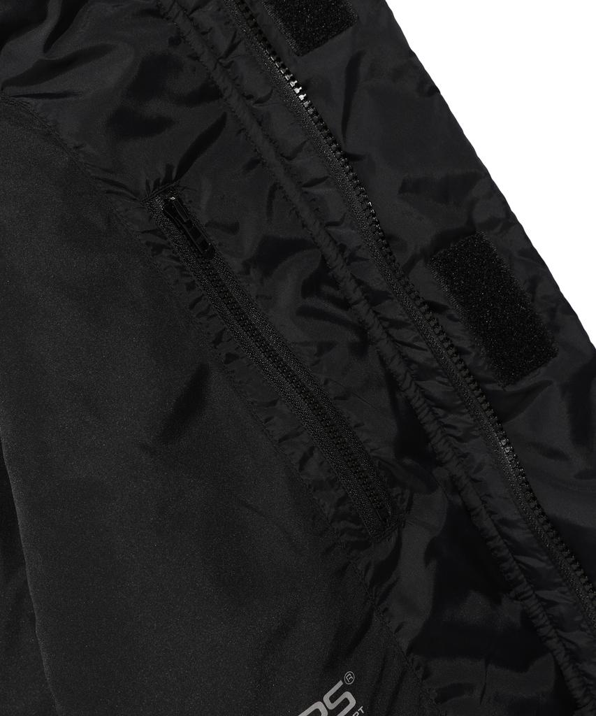 Physical Department Active Crop Layered Puffer Vest Black