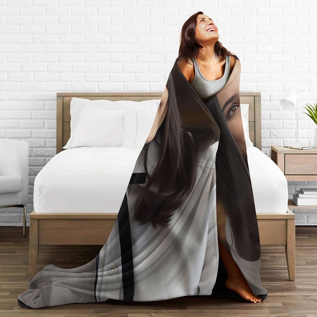 Actor Sofia Carson Blanket Quality Soft Warm Throw Blanket Winter Girls Boys Couch Bed Fluffy Bedspread