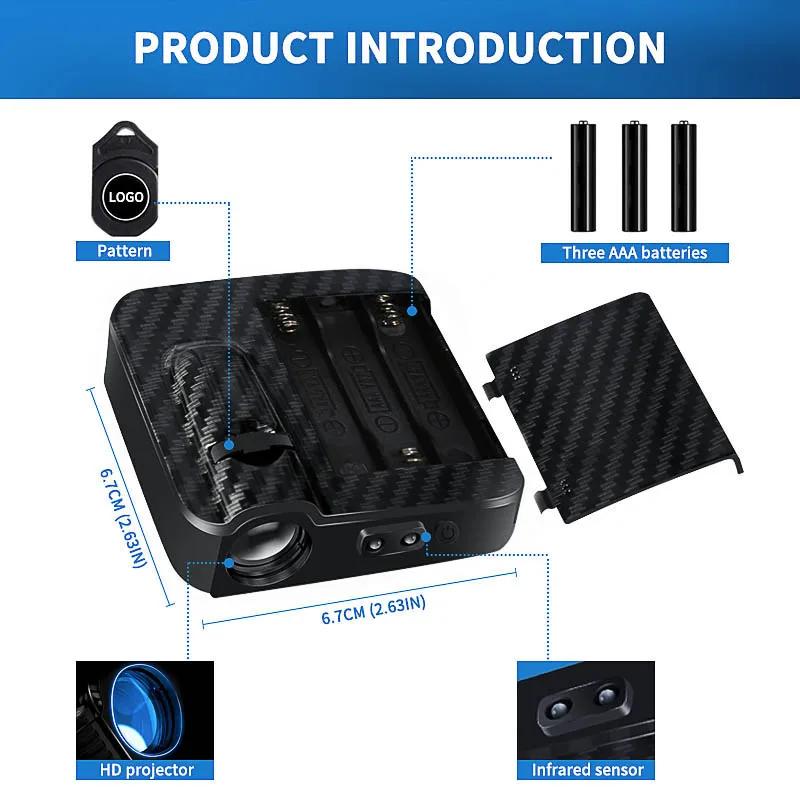 Car LED Door Shadow Wireless Welcome Lamp Projector Light for Mitsubishi ASX Ralliart Outlander Lancer Pajero Eclipse Galant