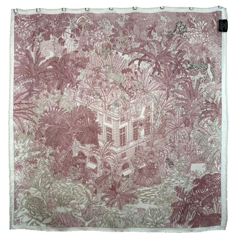 Deštný prales Fubao Oboustranný šátek z morušového hedvábí a vlny - Čtvercový šál Podzim/Zima