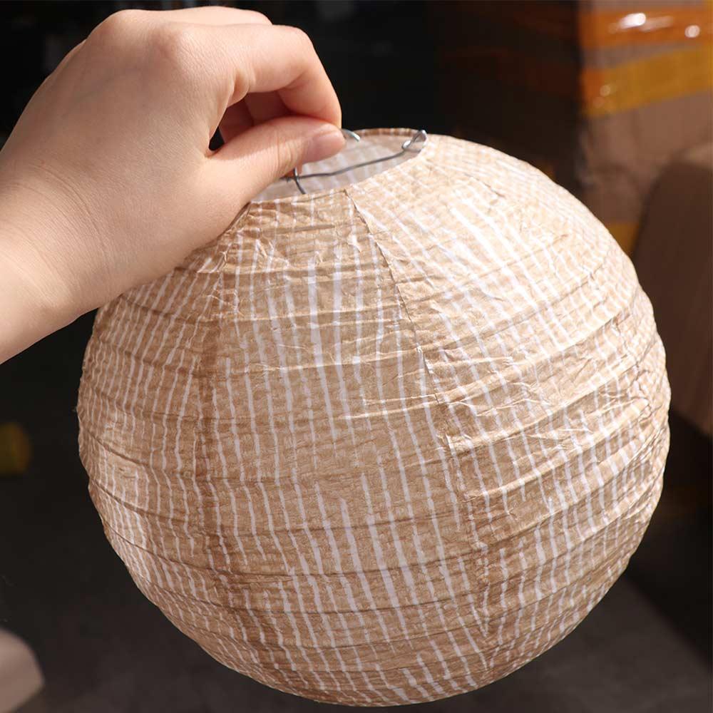 3pcs Portable Festival Lantern Funny Hanging Lantern DIY Lantern Linen Paper Lantern  Home Decor