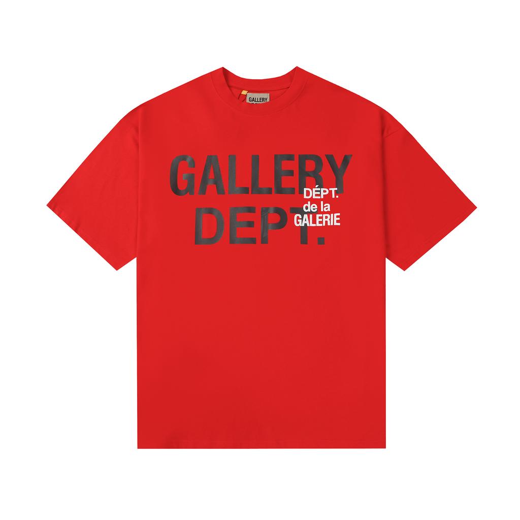 Wholesale GALLERY DEPT washed old short-sleeved beauty tide retro skull print couple loose T-shirt summer