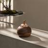 Spa Reception Scent Decor Mangosteen Passive Oil Diffuser, Wooden Essential Creative Aromatherapy Wood Diffuser Diffusers, No-Electric for Car