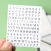 5Sheets Letters Metal Stickers Resin Mold Fillers Jewelry Making Material Epoxy Filling Materials Epoxy Resin Supplies