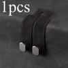 1/2pcs Universal Car Seat Headrest Hooks 2 in 1 Car Seat Back Hook for Purse and Bag Backpack Double Hook Car Seat Hanger