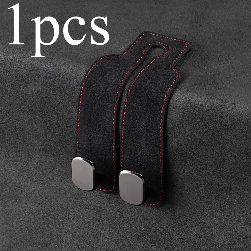 1/2pcs Universal Car Seat Headrest Hooks 2 in 1 Car Seat Back Hook for Purse and Bag Backpack Double Hook Car Seat Hanger