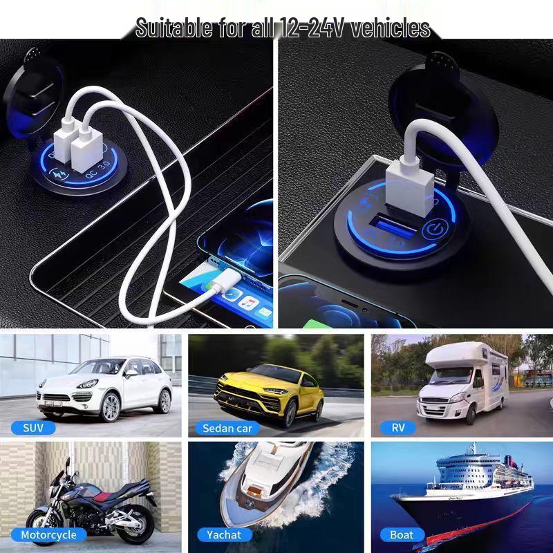 XAYVG Dual QC3.0 USB Car Charger
