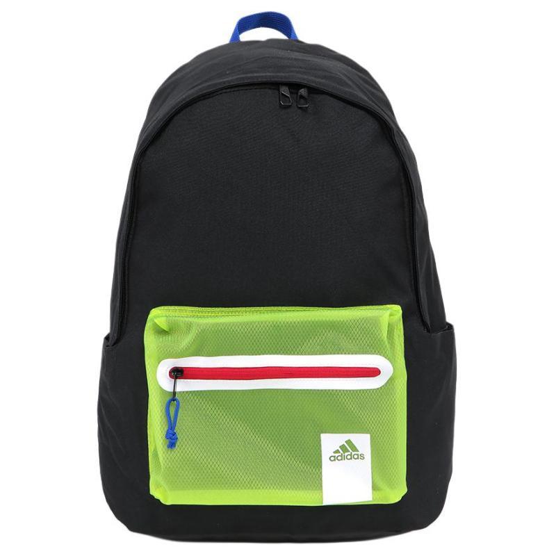 Adidas Polyester Backpack Regular Unisex Black/Neon Yellow Adidas GG1059