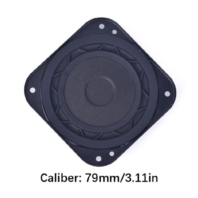 Magnetic Loudspeaker 15W 8Ohm 3Inch Diameter Rubber Frame Round Shape Replacement Loudspeaker Sound Amplifier