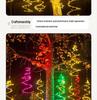 LED Solar Rattan String Lights for Outdoor Courtyard and Landscape Decoration