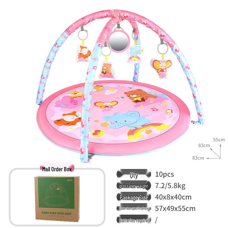 Infant Play Gym with Ocean Ball Crawling Mat for 0-1 Year Olds
