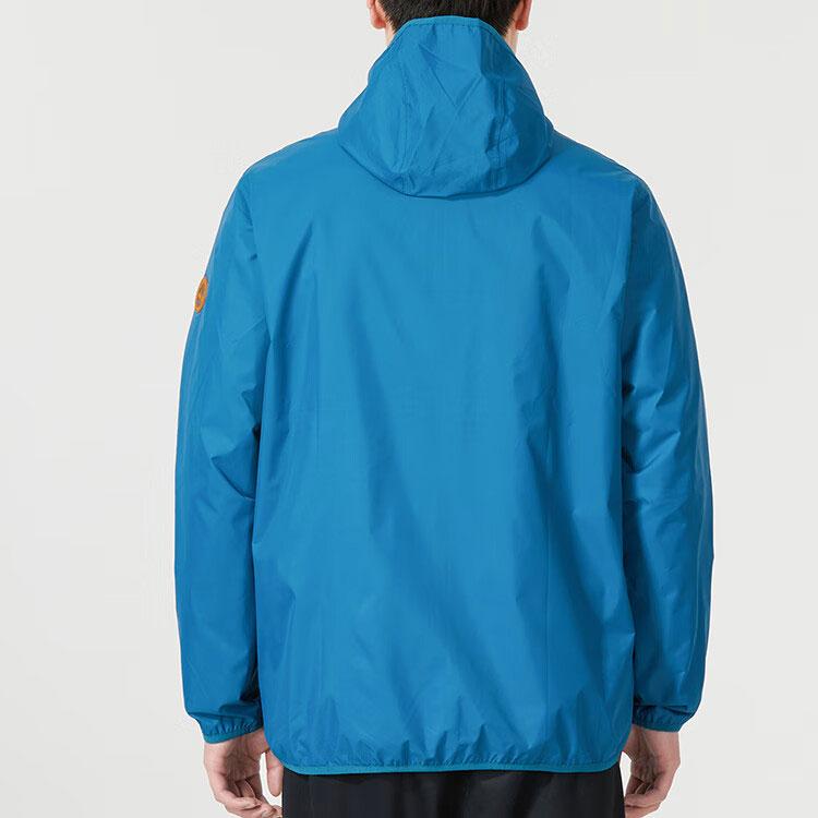Timberland Casual Solid Color Hooded Jacket Men Jackets Blue A2ETN-G94