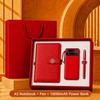Custom Logo 7-in-1 Business Gift Set Power Bank Bluetooth Speaker Vacuum Flask 304 Stainless Steel Silver Gift Box