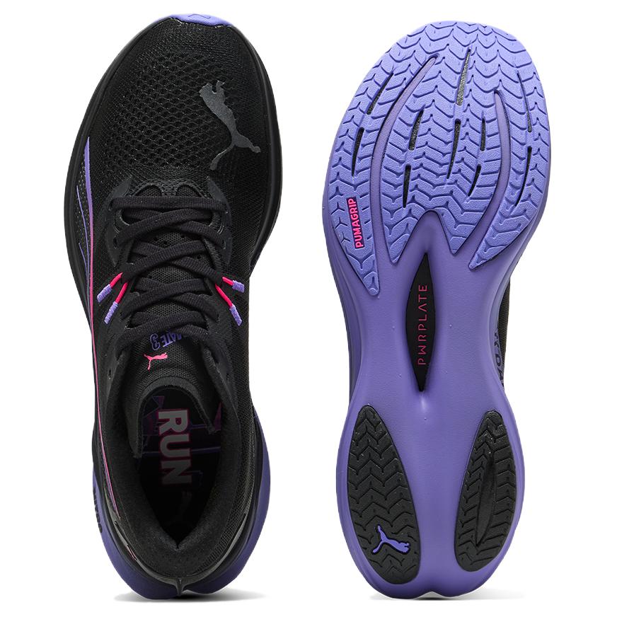 Puma Deviate Nitro Digitokyo Men Sneakers Black Dark-Amethyst 312367-01