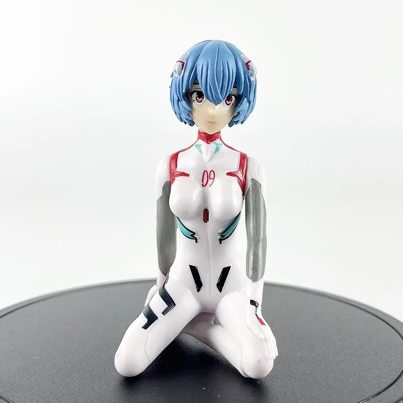 9CM Anime EVANGELION Figure EVA Ayanami Rei Battle Suit Asuka Langley Soryu Model Toy Combat Suit Action Figure Collection Gift