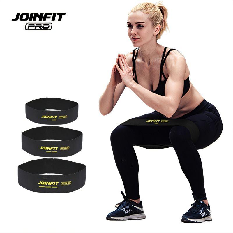

Joinfit Mini Knitted Elastic Ring Pro Version Fitness Women Men s Yoga Squat Exaggerates Hips Abuse Hip Band Resistance Ring Black 15 pounds