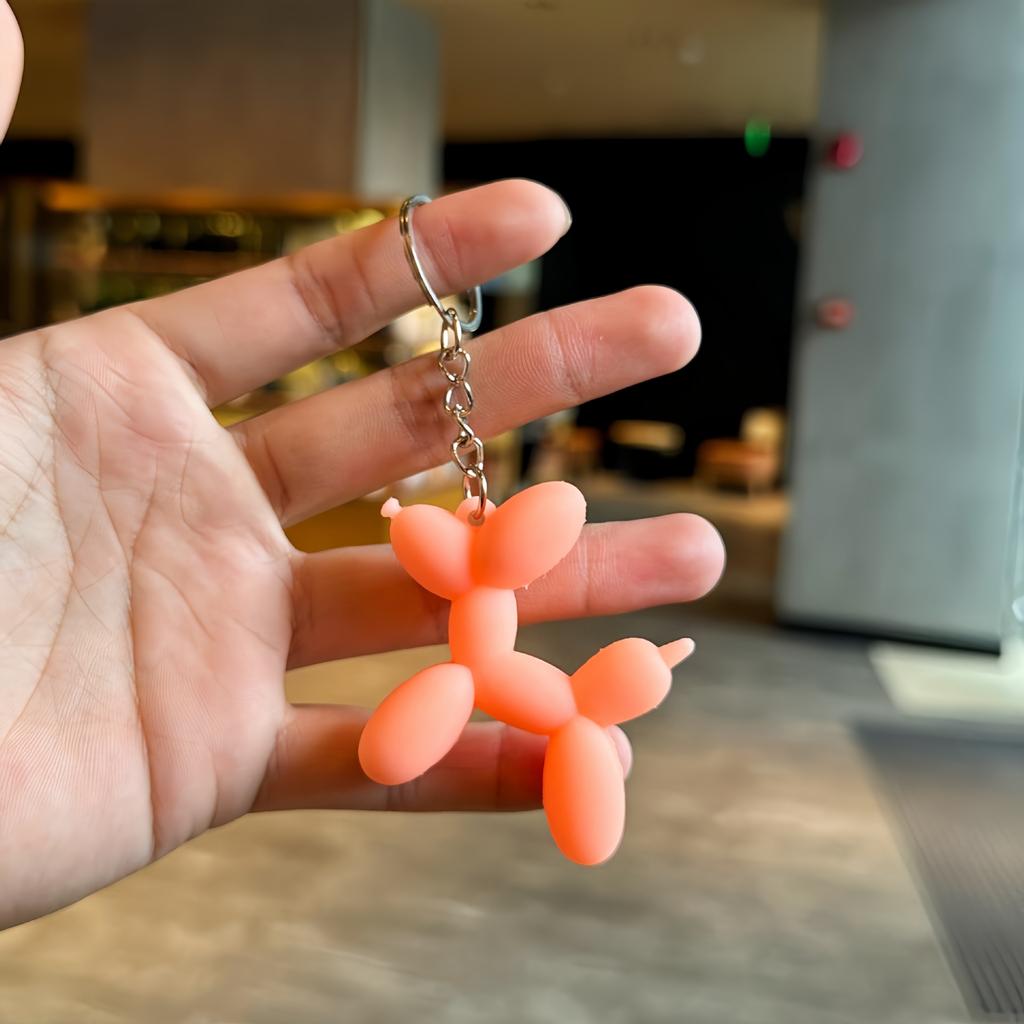 Portachiavi Cucciolo Palloncino Morbido Ciondolo per Borsa di Coppia Decorazione Piccolo Regalo Tridimensionale