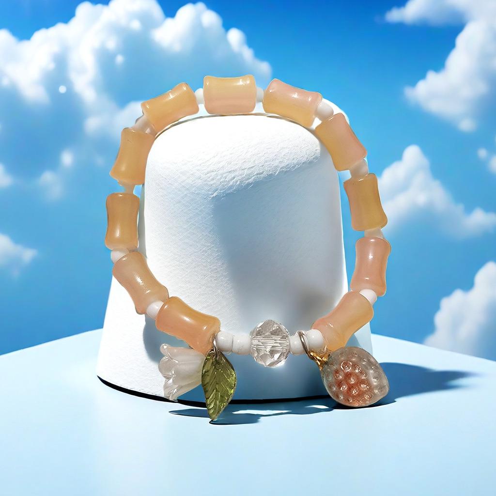 2025 Jadeite Green Jade Rabbit Bracelet: High-End Chinese Style, Year of the Snake, Elegant Women's Niche Beaded Design